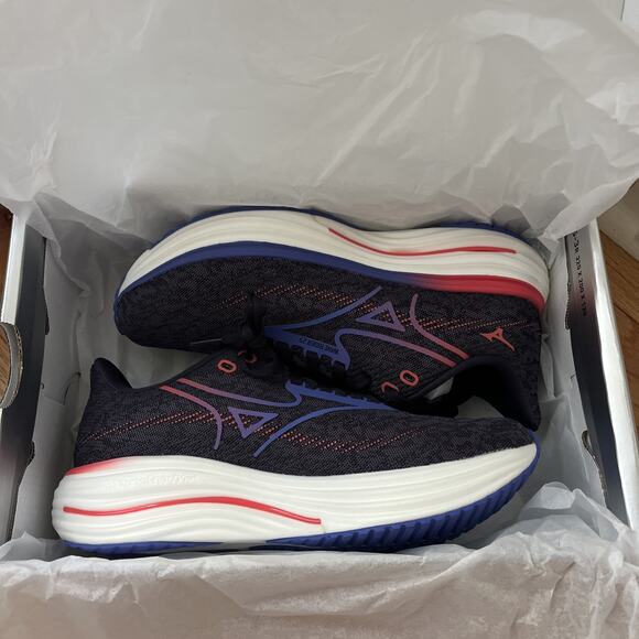 Mizuno Women's WAVE RIDER 29 Running Shoe Odyssey Grey- Size 9 J1GD250321 - Picture 1 of 8